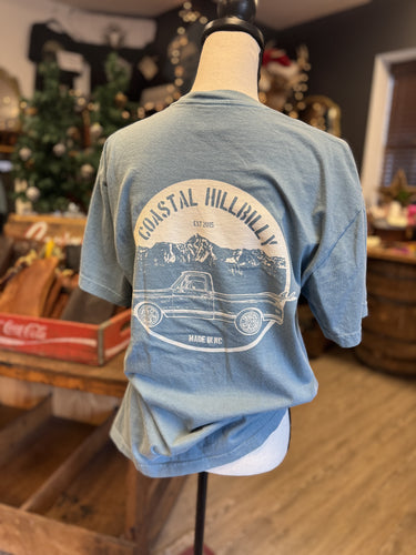 Coastal Hillbilly Truck Tee Blue