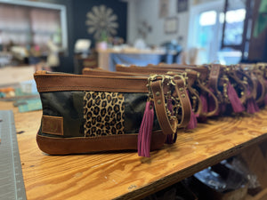 *Limited Edition* Camo/Leopard Print Vacation Wristlet