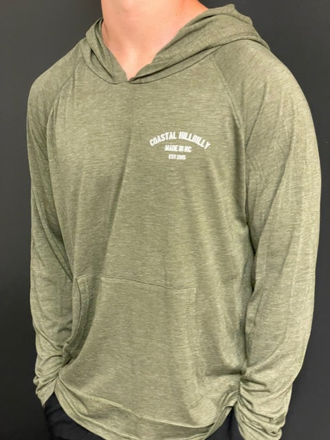 Coastal Hillbilly Olive Hoodie